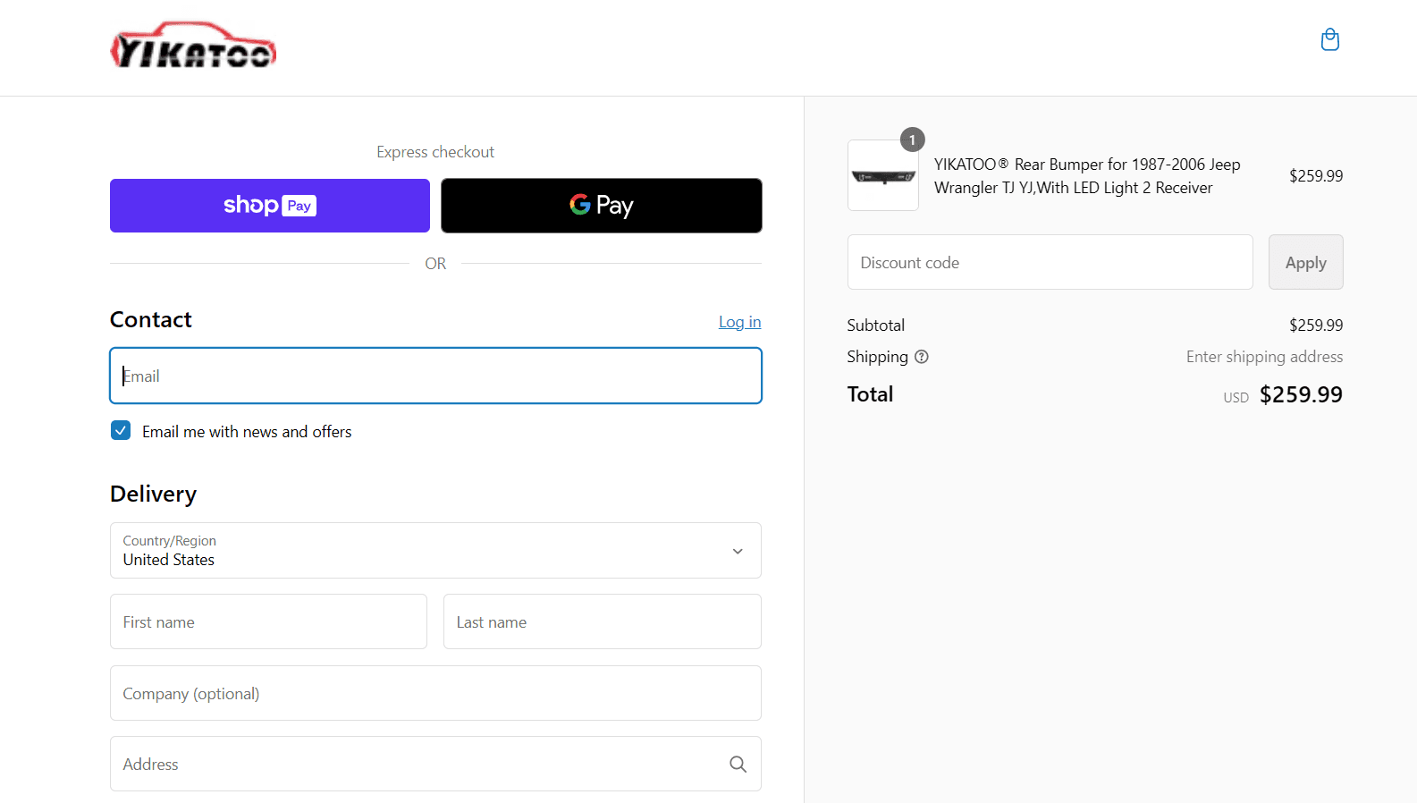 How to apply Yikatoo coupon code